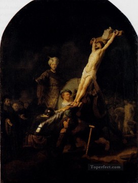 レンブラント・ファン・レイン Painting - レンブラントの十字架の立面